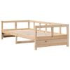 vidaXL daybed 90x200 cm massivt fyrretr&aelig; naturfarvet
