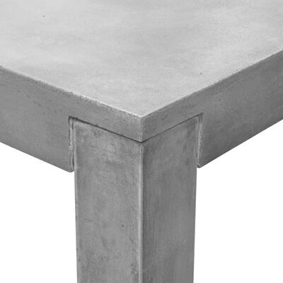 vidaXL havebord 180 x 90 x 75 cm beton grå