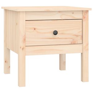 vidaXL sidebord 50x50x49 cm massivt fyrretr&aelig;