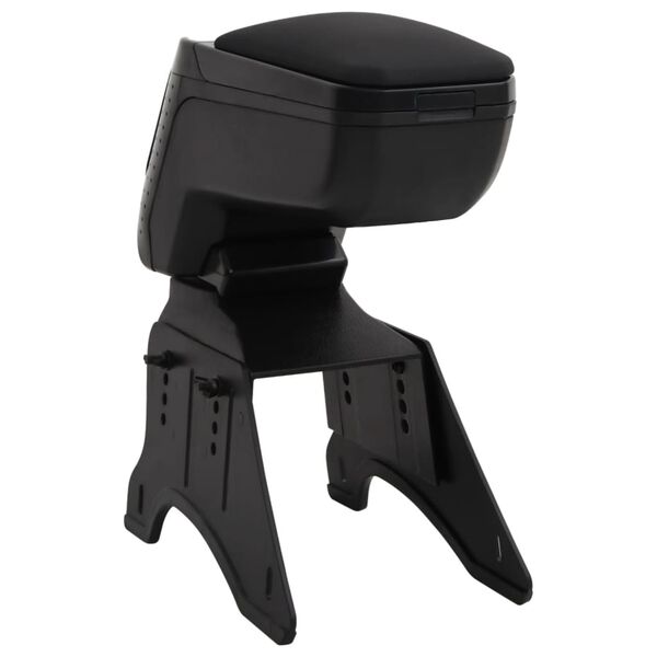 vidaXL universelt armlæn til bil 13x33x(33-53) cm ABS sort