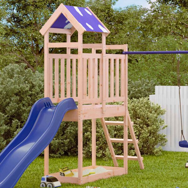 vidaXL Leget&aring;rn Brun 52,5 x 110,5 x 215 cm Massiv Douglas tr&aelig;