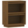 vidaXL konsolskab 60x34x75 cm massivt fyrretr&aelig; gyldenbrun