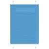 vidaXL Plisségardin Blå 80x100 cm Stofbredde 79,4 cm Polyester