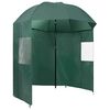 vidaXL parasol til fisketure 220x185 cm gr&oslash;n