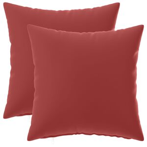 vidaXL Pudebetr&aelig;k 2 pcs HEERLEN Vinr&oslash;d 30 x 30 cm Polyester