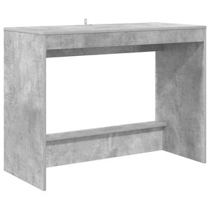 vidaXL Sengebord Betongr&aring; Konstrueret tr&aelig; 100 x 45 x 75 cm