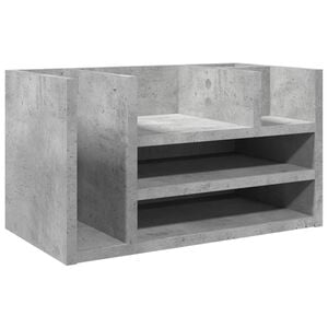vidaXL dueslag til skrivebord 44,5x24x25 cm konstrueret tr&aelig; betongr&aring;