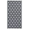 vidaXL udend&oslash;rst&aelig;ppe ARAKIL 160x230 cm PP sort