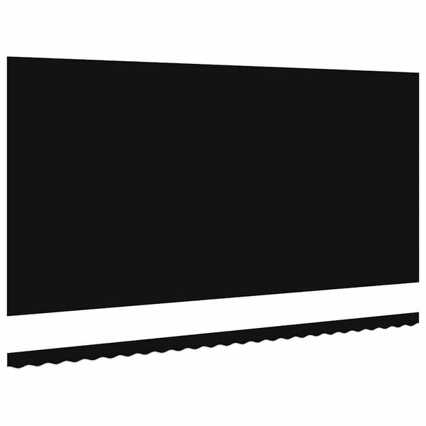 vidaXL Reservedug til markise Sort 580 x 295 cm Polyester