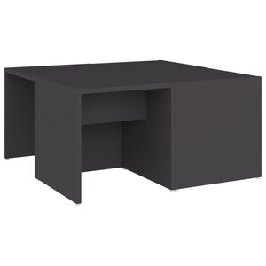 vidaXL sofabord 4 stk. 33x33x33 cm konstrueret tr&aelig; gr&aring;