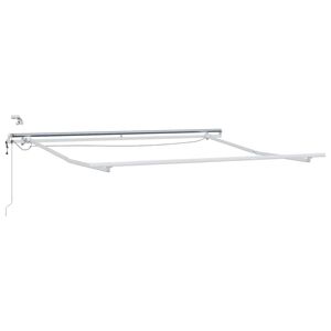 vidaXL Markiseramme Hvid 3 x 2,5 m Aluminium