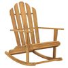 vidaXL Adirondack-gyngestol massivt teaktr&aelig;