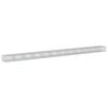 vidaXL gabionkurv med cover 1200x100x50 cm galvaniseret jern