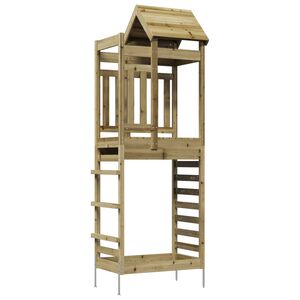vidaXL Leget&aring;rn Brun 52,5 x 85 x 238 cm Massiv impr&aelig;gneret tr&aelig;