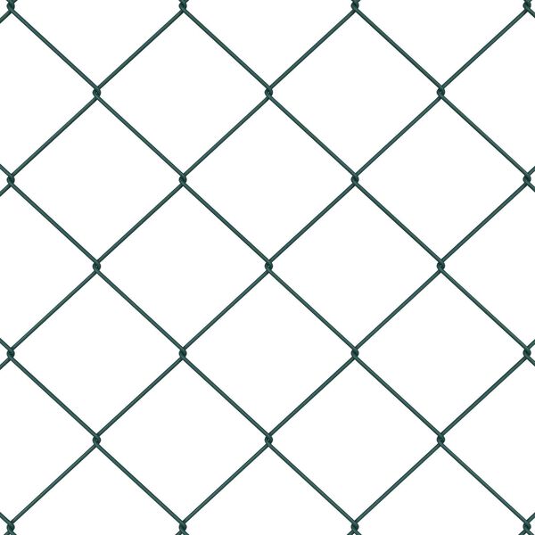 vidaXL Hegnsp&aelig;l Gr&oslash;n 10 x 1,4 m (60 x 60 mm net) St&aring;l og PVC