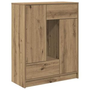 vidaXL sk&aelig;nk med skuffer og l&aring;ger 73x31x90 cm kunsteg