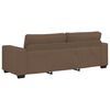 vidaXL 3-personers sofa 220x77x82 cm stof brun