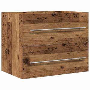 vidaXL badev&aelig;relsesvaskeskab 60x38,5x48 cm konstrueret tr&aelig; gammelt tr&aelig;