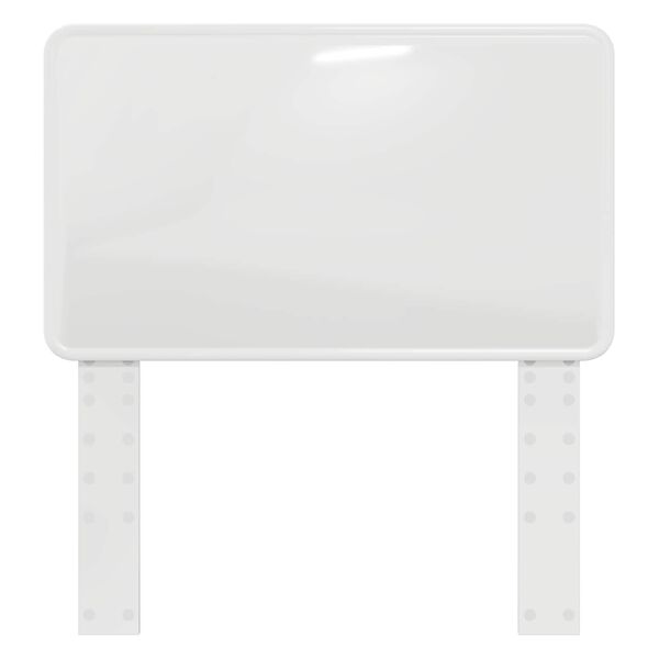 vidaXL Hovedg&aelig;rde Gloss Hvid 75 cm Konstrueret tr&aelig;