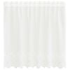 vidaXL Lace Gardin Hvid 80 x 150 cm Polyester