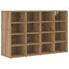 vidaXL Sko skab Artisan Egetr&aelig; 103 x 30 x 67 cm Konstrueret tr&aelig;