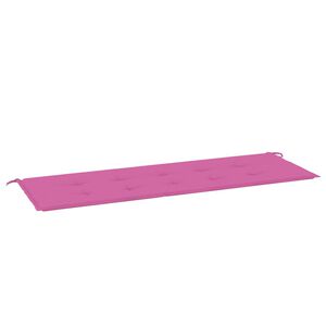 vidaXL hynde til haveb&aelig;nk 150x50x3 cm oxfordstof pink