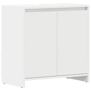 vidaXL badev&aelig;relsesskab 60x33x60 cm konstrueret tr&aelig; hvid