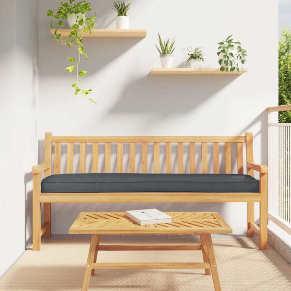 vidaXL Pallet pude Antracit 200 x 40 x 8 cm Oxford Stof