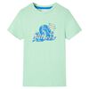 vidaXL T-shirt til b&oslash;rn str. 128 lysegr&oslash;n