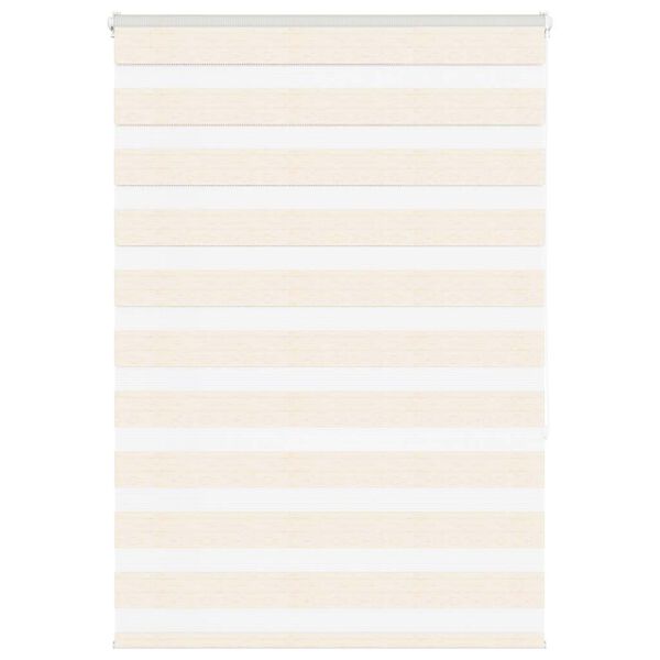 vidaXL zebragardin marmorbeige 95x150 cm stofbredde 90,9 cm polyester