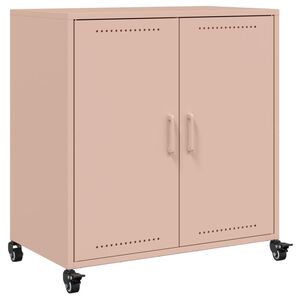 vidaXL skab 68x39x72 cm st&aring;l lyser&oslash;d