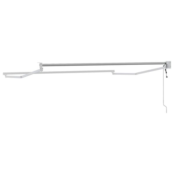 vidaXL Elektrisk Utr&aelig;kkelig Markiseramme Hvid 2,5 x 2 m Aluminium