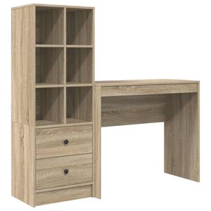 vidaXL Bord Sonoma eg 135,5 x 40 x 127 cm 2 stk.