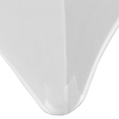 vidaXL stræk-bordbetræk 2 styk 183x76x74 cm hvid