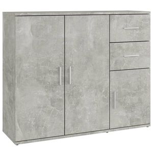 vidaXL sk&aelig;nk 91x29,5x75 cm konstrueret tr&aelig; betongr&aring;