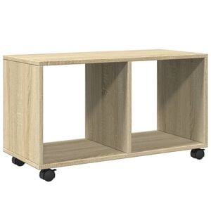 vidaXL rullebord 72x33x42,5 cm konstrueret tr&aelig; sonoma-eg