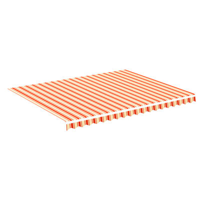 vidaXL udskiftningsdug til markise 4,5x3,5 m gul og orange