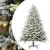 vidaXL Kunstigt forudbelyst juletr&aelig; Gr&oslash;n 180 cm PVC og PE