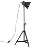 vidaXL gulvlampe 35x35x65/95 cm 25 W E27 sort