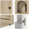 vidaXL Kat Hus Sonoma 85 x 55 x 50,5 cm Konstrueret tr&aelig;