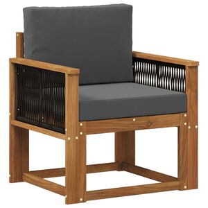 vidaXL Udend&oslash;rs Mellem Sofa Massivt Akacietr&aelig; Naturfarvet