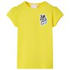 T-shirt til b&oslash;rn str. 140 lysegul
