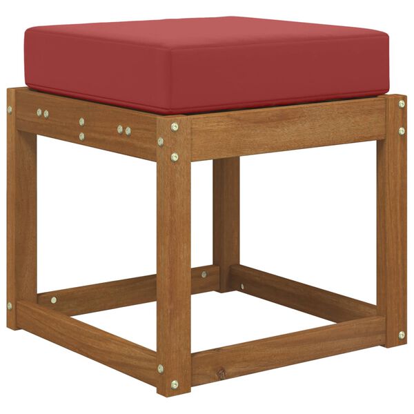 vidaXL Udend&oslash;rs S&aelig;depude Vinr&oslash;d 40 x 40 x 8 cm 100% polyester