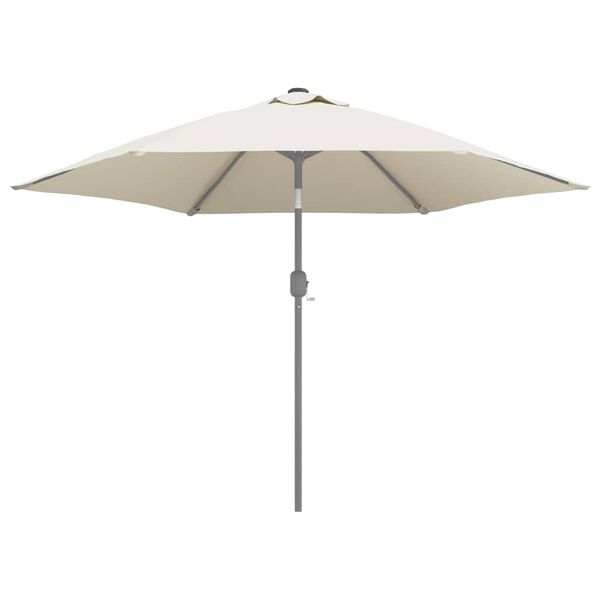 vidaXL udskiftningsdug til parasol 300 cm sandfarvet