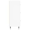 vidaXL sk&aelig;nk 34,5x34x90 cm konstrueret tr&aelig; hvid