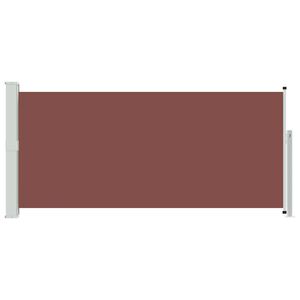 vidaXL sammenrullelig sidemarkise 140 x 300 cm brun