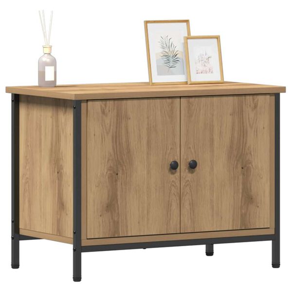 vidaXL TV-skab Artisan Egetr&aelig; 60 x 35 x 45 cm Konstrueret tr&aelig;