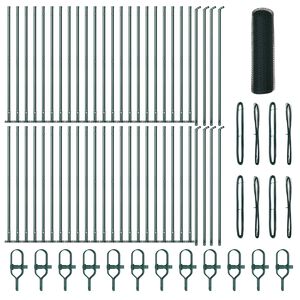 vidaXL Hegnsp&aelig;l Gr&oslash;n 100 x 0,4 m (25 mm mesh) St&aring;l og PVC
