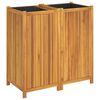 vidaXL plantekasse med for 100x50x100 cm massivt akacietr&aelig;