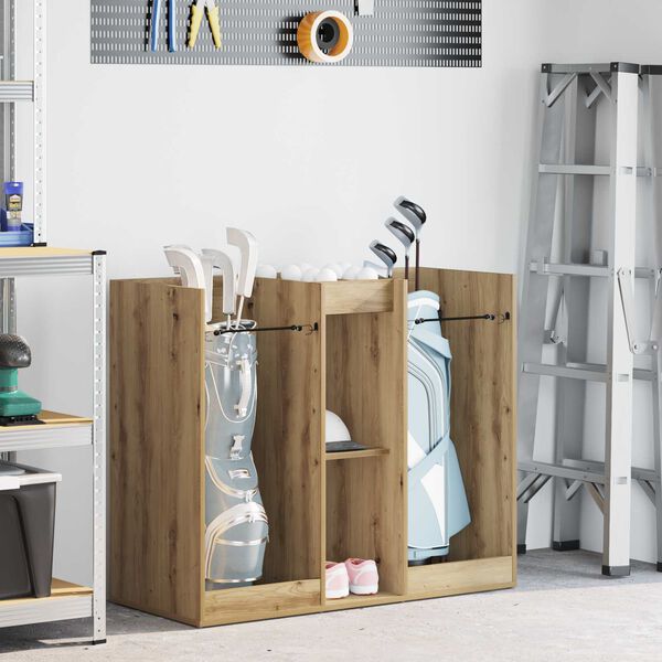 vidaXL Golf Skab Ensfarvet Artisan Egetr&aelig; 102 x 45 x 85,5 cm